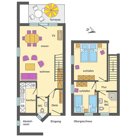 Freesenbruch Reihenhaus 7 - Seestern Ostseeheilbad Zingst